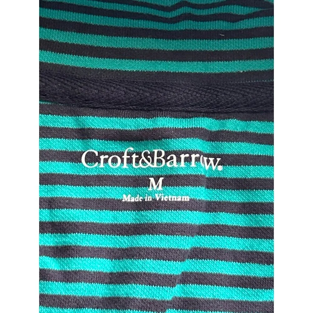 Croft & Barrow Navy Full-Zip Jacket M Cotton/Poly Blend Everyday Wear - Picture 3 of 8